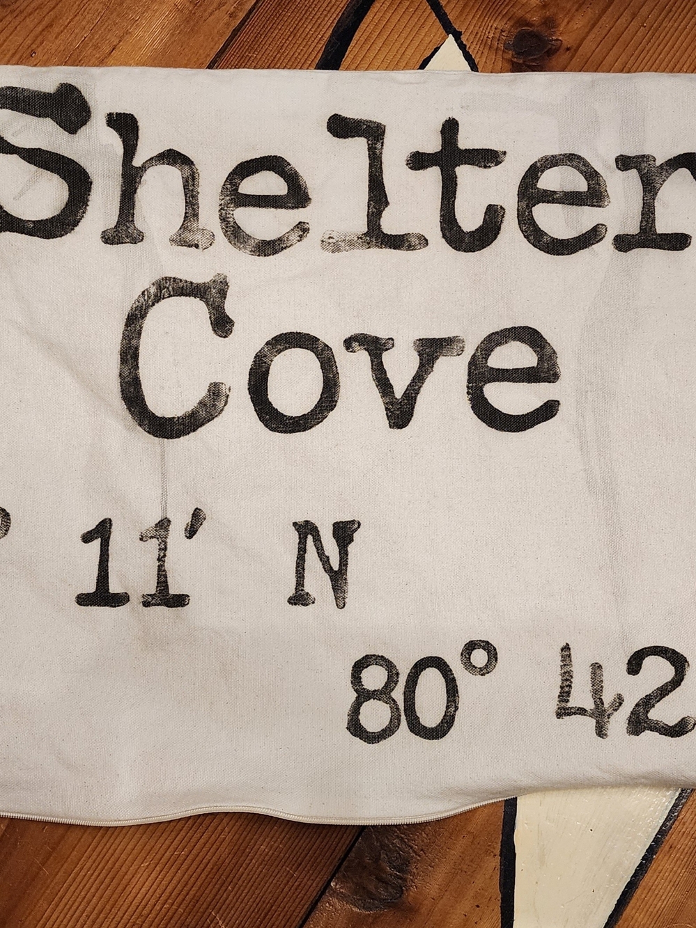 Shelter Cove HHI Canvas Vacation Location Pillow Hilton Head Island SC - Picture 2 of 10